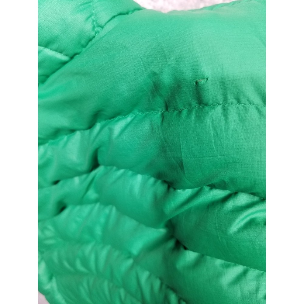 Patagonia Puffer Vest Womens Medium Green Full Zip Goose Down Lightweight Pocket - Picture 11 of 16
